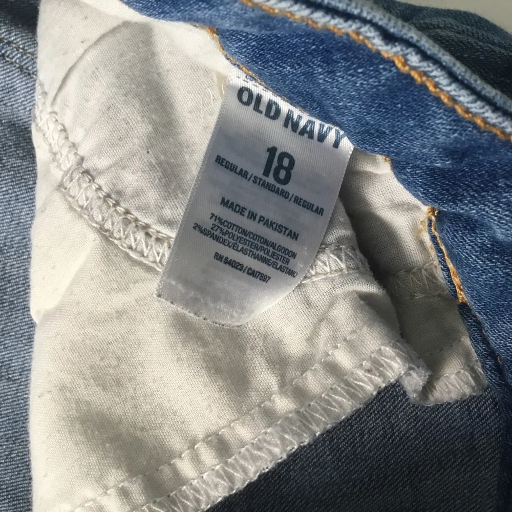 Old Navy Size 18 Rockstar Light Blue Wash - Picture 4 of 11